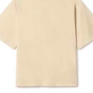 เสื้อยืดโอเวอร์ไซส์ผู้ชาย สีส้ม ผ้าฝ้าย แขนสั้น คอกลม ลำลอง สีพื้น ผ้าเจอร์ซีย์ถัก น้ำหนัก 240 กรัม ระบายอากาศได้ดี เป็นมิตรกับสิ่งแวดล้อม - Product Image 5