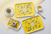 Assiette en mélamine incassable de 8 pouces pour enfants, idéale pour les desserts, la restauration et les écoles maternelles