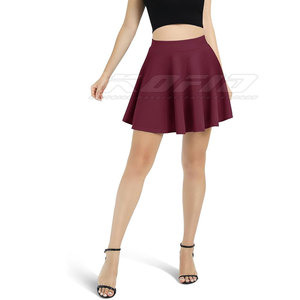 Jupe longue à imprimé floral pour femme, vêtements de bureau personnalisés de couleur unie, mode estivale, vente en gros - Product Image 5