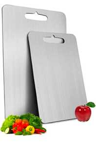 Planche à découper en acier inoxydable de qualité commerciale, durable, pour boucheries, restaurants, hôtels et entreprises de restauration - Product Image 6