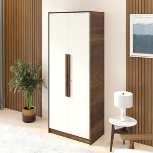 Armoire Maltein à 2 portes avec étagères et penderie, organisateur de rangement pour vêtements, placard pour chambre à coucher et maison - Product Image 6