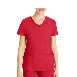 Personnalisé tissé imperméable Spandex infirmière gommages costume hauts extensible ensembles de soins infirmiers uniformes hospitaliers médicaux pour les femmes 2026 HI - Product Image 2
