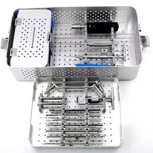 Orthopedic Surgical Instrument Set Stainless Steel Bone <b>Drill</b> <b>Guide</b> Kit Trauma Surgery Instrument Set Medical Sterilization Case - Product Image 4