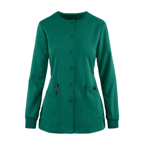 Uniformes Médicos GRACE SIGN Unisex, Último Diseño, Chaqueta de Enfermería Elegante, Conjuntos de Uniformes Tejidos de Spandex/Poliéster sin Costuras para Hospital - Product Image 4
