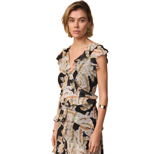 Vestido Midi Estampado Floral para Mujer, Elegante para Uso Diario - Product Image 1