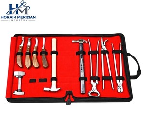 Kit d'outils professionnels en acier inoxydable pour le soin des sabots de cheval, le dégrossissage et le montage des sabots, l'équipement de toilettage équin et vétérinaire - Product Image 6