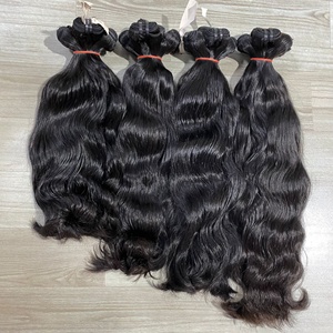 เครื่องถักสองชั้นผมมนุษย์หยักศกธรรมชาติไม่ผ่านกระบวนการ - Product Image 3