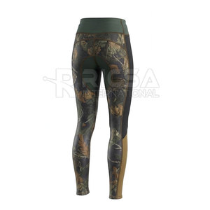 <b>Printed</b> Casual Mid Waist Breathable Knitted Hunting <b>Leggings</b> Comfortable Flexible for Hunting Hiking Fishing Training Travel - Product Image 3
