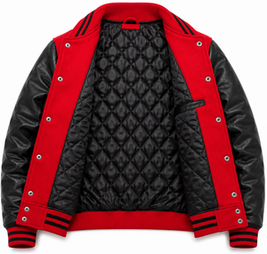 Fabricant de vestes universitaires en laine personnalisées pour l'hiver, OEM ODM, vestes en cuir brodées en chenille, vente en gros - Product Image 4