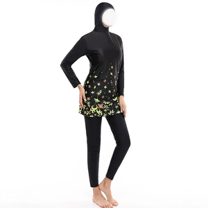 Traje de Baño de Competición Personalizado de Nylon y Spandex, Lujoso e Impermeable, para Niñas, Tallas Grandes, con Cubierta para Hiyab, Fabricado por Name - Product Image 5