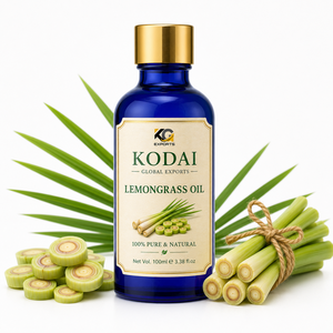 Aceite Esencial de Limoncillo de Tamil Nadu 100% Puro y Natural de Primera Calidad, Destilado al Vapor, para Aromaterapia y Cuidado Facial, Kodai Global Export - Product Image 1