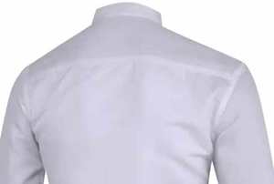 Camisa clásica de manga larga a rayas para hombre, camisa informal ajustada de manga larga para hombre, camisa de manga larga de alta elasticidad para hombre, ropa de trabajo para hombre - Product Image 6