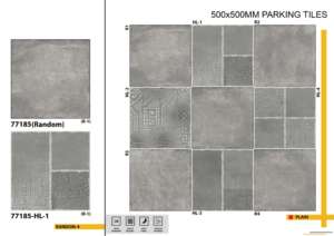 กระเบื้องปูพื้นภายนอกขนาด 50x50 ซม. เหมาะสำหรับยานพาหนะหนัก ทนทานต่อแรงกระแทกและสภาพอากาศที่เปลี่ยนแปลงได้ - Product Image 5