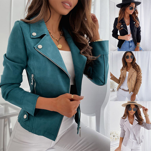 BEST ROCK INTERNATIONAL PVE-8476 Chaqueta de Moda Urbana para Hombre, Corte Ajustado, Transpirable, de Secado Rápido, con Cierre de Solapa y Cremallera, Manga Larga de Gamuza - Product Image 5