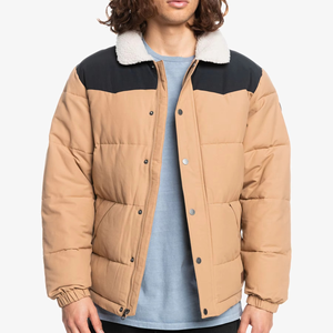 Blouson matelassé chaud et imperméable pour homme, col montant, respirant, personnalisable, style streetwear d'extérieur - Product Image 2