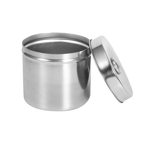 Conteneur de pansements cliniques manuel de classe I, Tambour de stérilisation médicale, Bac de stockage de gaze, Support pour instruments chirurgicaux en gaze stérile - Product Image 1