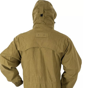 Veste de chasse imperméable et respirante en toile pour homme, grande taille, avec capuche, poches zippées, design tendance pour l'hiver et les activités de plein air - Product Image 4