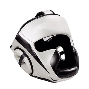 Protège-tête de boxe en cuir PU rouge avec fermeture auto-agrippante pour adultes, équipement de sport unisexe - Product Image 5