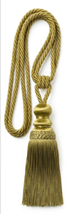Classic Gold Tassel <b>Curtain</b> Tieback with Rope Design for Elegant Window Decor - Product Image 4