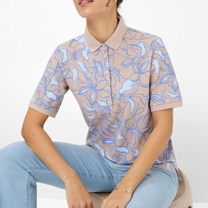 Camisetas Polo Personalizadas al por Mayor para Mujer, Tejidas, Casuales, con Impresión por Sublimación, Transpirables, de Manga Corta, OEM - Product Image 3