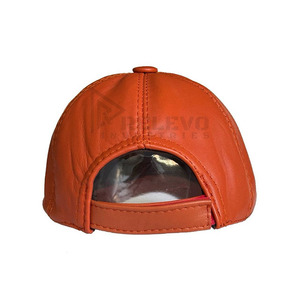 Gorra Trucker Unisex de PU de Alta Calidad, 6 Paneles, Transpirable, Impermeable, Casual, con Botón, Color Sólido, Talla Adulto 56-58CM, Estilo Urbano - Product Image 6