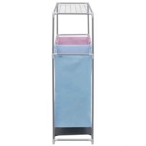 Cesto para Ropa Sucia de 2 Secciones con Estante Superior para Secar, Organizar y Cuidar la Ropa - Product Image 3