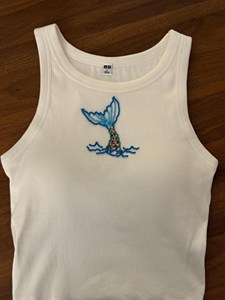 Top de Tirantes con Cuentas y Detalles Bordados, Hecho a Mano, para Mujer, Estilo Casual y para Fiestas - Product Image 6