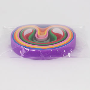 Özel boş silikon bilek bandı kauçuk bilezikler renk kaplı silikon bilekliği - Product Image 4