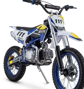 Motocross Mini Pit Bike à haute performance, 110 cm3, 4 temps, essence, freins à disque hydrauliques, moto de route pour adolescents et adultes - Product Image 1