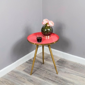 Table d'appoint moderne en métal de designer, table trépied en aluminium, marque GOOD DESIGN, modèle GD-2176, pour la maison, le bureau et l'hôtel - Product Image 2