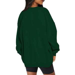 Nuevo Conjunto Deportivo Personalizado para Mujer, Sudadera Holgada y Pantalones Cortos Acampanados - Product Image 5