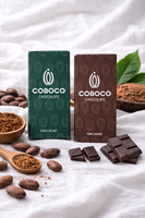 [Kijamitable] Barra de Chocolate COBOCO 70% Cacao, Chocolate Negro Amargo Sólido, Hecho en Uganda