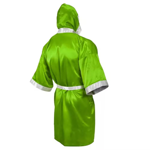 Bata de satén de manga larga para jóvenes, para boxeo, Muay Thai, Jiu Jitsu, Kimono, bata de boxeo de satén personalizada de alta calidad - Product Image 3