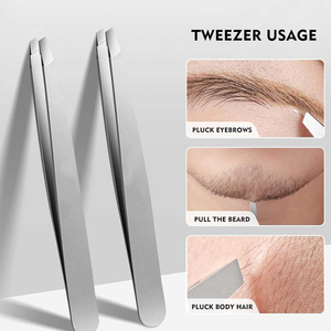 Pinzas Curvas de Acero Inoxidable de Alta Calidad para Pestañas y Cejas, Resistentes a Ácidos, Kit de Herramientas de Belleza para Extensión de Pestañas - Product Image 5