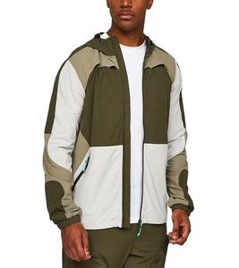 Custom Printed Wholesale Unisex Two-Piece Coated Formal <b>Camouflage</b> Nylon Polyester Zip-Up Bomber Jacket Set with Logo for Spring - Product Image 2