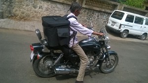 2026 Wholesale FIBRECRAFTS INDIA <b>MODEL</b> <b>D</b> Indian Top Open Delivery Box for Motorcycles Waterproof Fiberglass Insulated 50L Tail - Product Image 3
