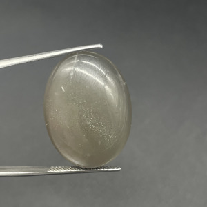 Pierre de lune grise naturelle authentique, taille ovale, 24,55 carats, pierre précieuse en vrac pour la fabrication de bijoux - Product Image 5