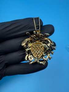 Colgante de Moissanita Multicolor Personalizado con Rostro de Personaje, Estilo Vintage Iced Out, Plata 925, Joyería Fina de Lujo, Colgantes y Dijes - Product Image 5