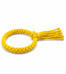Brazalete de Boxeo Tailandés Trenzado Pra Jiad Amarillo Hecho a Mano, Transpirable, Elástico, 100% Algodón, para Entrenamiento y Competencia - Product Image 6
