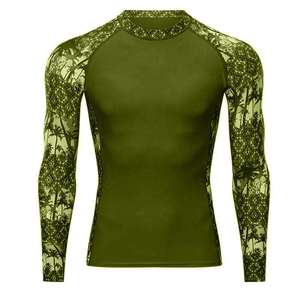 Haut de compression unisexe personnalisé à manches longues pour le surf et la plongée, protection UV, respirant, écologique, séchage rapide - Product Image 1
