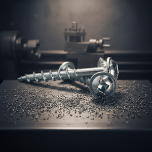 Tornillo para madera de cabeza alomada, métrico/pulgadas, autorroscante, Phillips/Pozi Drive, de acero al carbono/inoxidable, zincado, rosca gruesa, resistente - Product Image 1