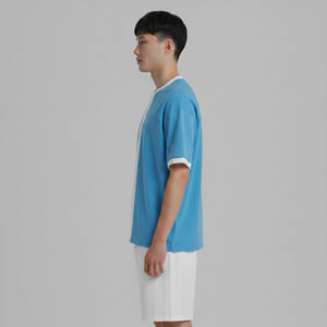 Conjuntos de Dos Piezas de Camisetas y Pantalones Cortos Extra Grandes y Transpirables para Hombre, Estilo Urbano de Verano de Peso Medio - Product Image 3
