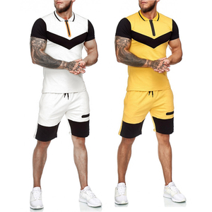 Conjunto de Pantalones Cortos y Polo con Cierre de Cremallera para Hombre, Tendencia 2026, Verano, Transpirable, Algodón, Corte Ajustado, Alta Calidad, Logotipo Personalizado - Product Image 5