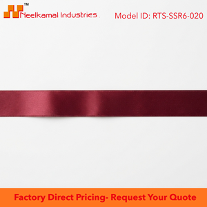 6mm Burgundy Maroon Single Face Satin Ribbon Customizable Factory Direct 350 Meter Roll for <b>Wine</b> Gifts Chocolate Boxes Wholesale - Product Image 6