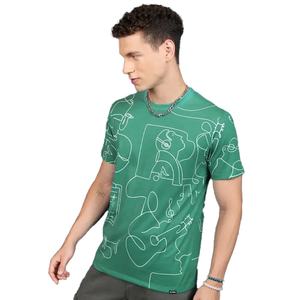 Gran oferta de ropa de calle de lujo para hombre, camiseta de alta calidad de secado rápido, talla grande personalizada, diseño de Hip Hop impreso - Product Image 2