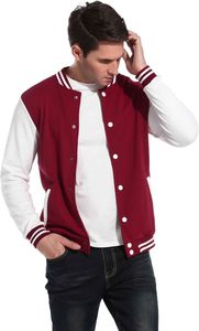 Blouson universitaire moderne brodé pour homme, style Letterman en mélange de laine, streetwear haut de gamme, vêtement d'équipe - Product Image 1