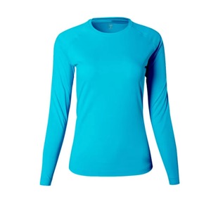 T-shirts rafraîchissants en soie glacée pour femmes, personnalisables, respirants, pour l'été et la plage, vente en gros B2B, fournisseur d'usine OEM, haut de gamme - Product Image 1