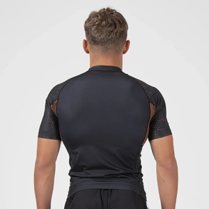 Wholesale Custom Logo Long Sleeve Rashguard Men <b>Printed</b> <b>Surf</b> Sports Spandex UPF 50+ BJJ Breathable Quick Dry Athletes - Product Image 3