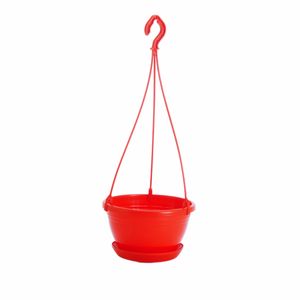 Pots de plantes suspendus en plastique léger de 8 pouces, durables, écologiques, pour l'intérieur et l'extérieur, jardin, balcon, jardinière de fleurs, qualité supérieure - Product Image 3