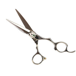 Ciseaux de barbier de 6 pouces, lames aiguisées en acier inoxydable, finition miroir, pour la coupe de cheveux, usage professionnel en salon. - Product Image 2